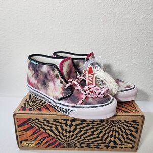 Vans x Aries Men Shoes OG Chukka Boot LX Tie Dye Pink Suede Sneakers  7.5 M 9 W